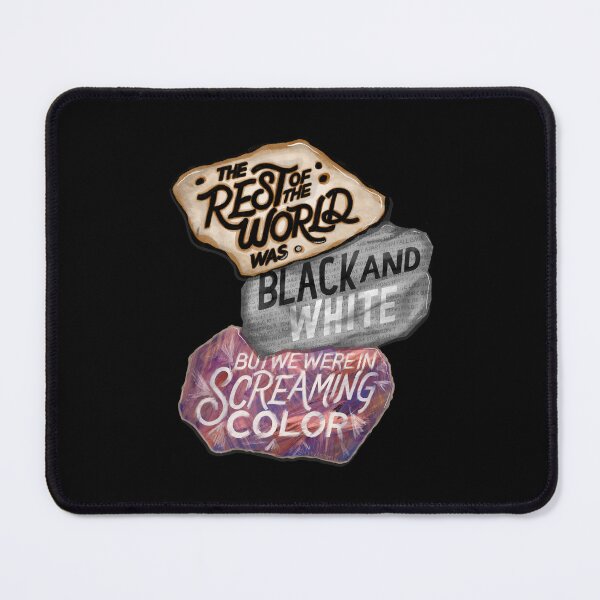 Item preview, The Rest of the World was Black and White But we were in Screaming Color Out of the Woods Taylor Swift Lyric Merch designed and sold by Amber  Liu.