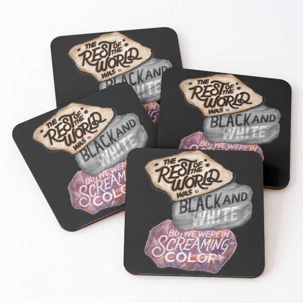 Item preview, The Rest of the World was Black and White But we were in Screaming Color Out of the Woods Taylor Swift Lyric Merch designed and sold by Amber  Liu.