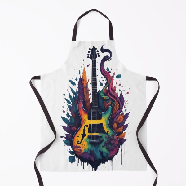 Item preview, Vibrant Guitar Serenade - Colorful Musical Art designed and sold by KereetsaOne.