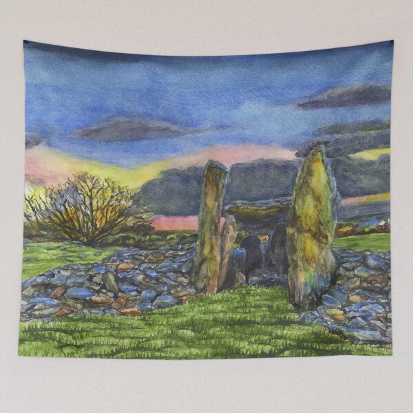 Item preview, Siambr Gladdu Trefignath/ Trefignath Burial Chamber, Caergybi/ Holyhead, Ynys Môn/ Anglesey designed and sold by LymphomaLass.