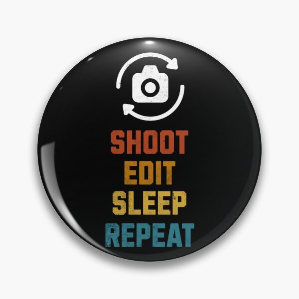 Item preview, Shoot edit sleep repeat, for content creators and social media manager designed and sold by All Year Round.