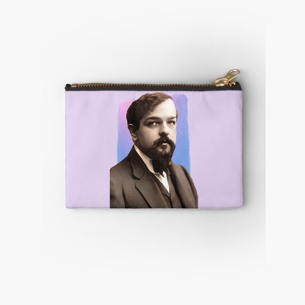 Item preview, French Composer Claude Debussy - purple pink - illustration  designed and sold by Litstoy.