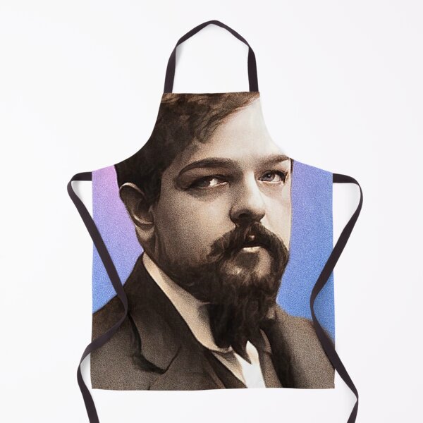 Item preview, French Composer Claude Debussy - purple pink - illustration designed and sold by Litstoy.