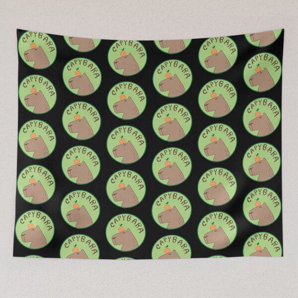 Item preview, cute capybara designed and sold by jc-handy46.