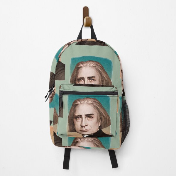 Item preview, Hungarian composer Franz Liszt - green - illustration  designed and sold by Litstoy.