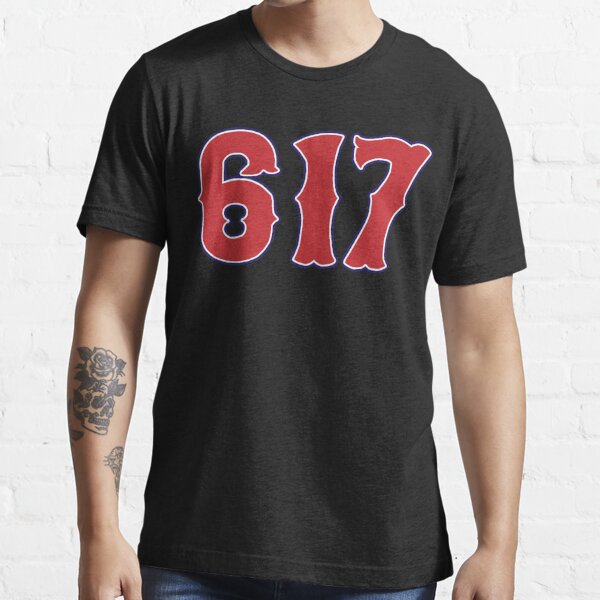 Boston 617 Strong Gray Baseball Style Magnet