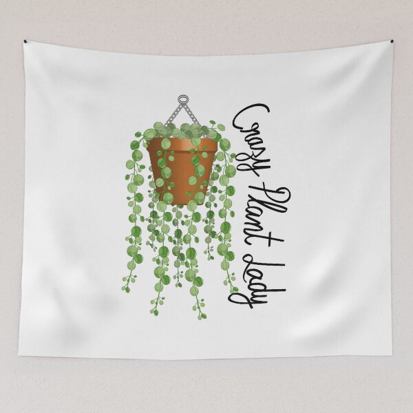 Item preview, Crazy Plant Lady - String Of Pearls designed and sold by Ayesha Saleem.