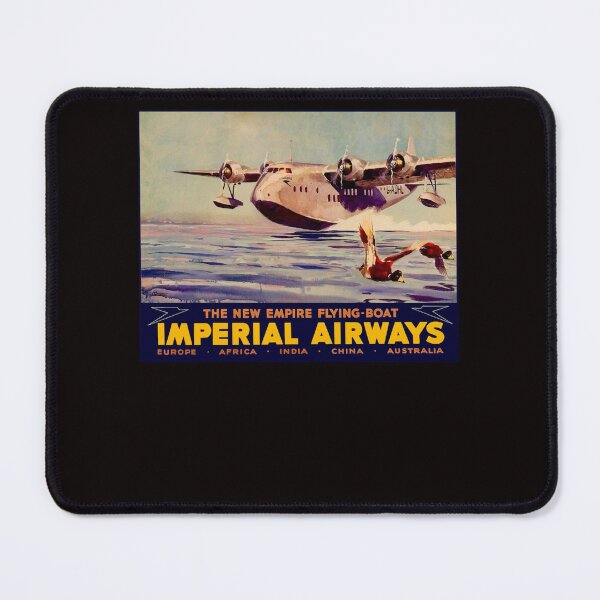 Item preview, IMPERIAL AIRWAYS  Flying Boat Travel Advertising Print designed and sold by LORDAMPIERA.