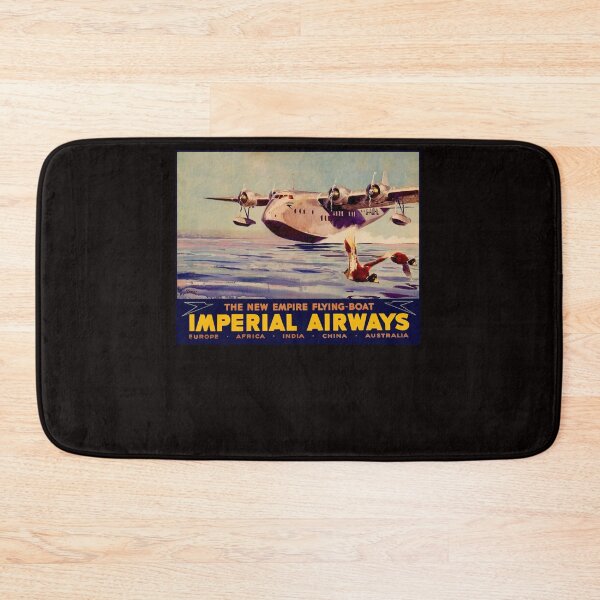 Item preview, IMPERIAL AIRWAYS  Flying Boat Travel Advertising Print designed and sold by LORDAMPIERA.