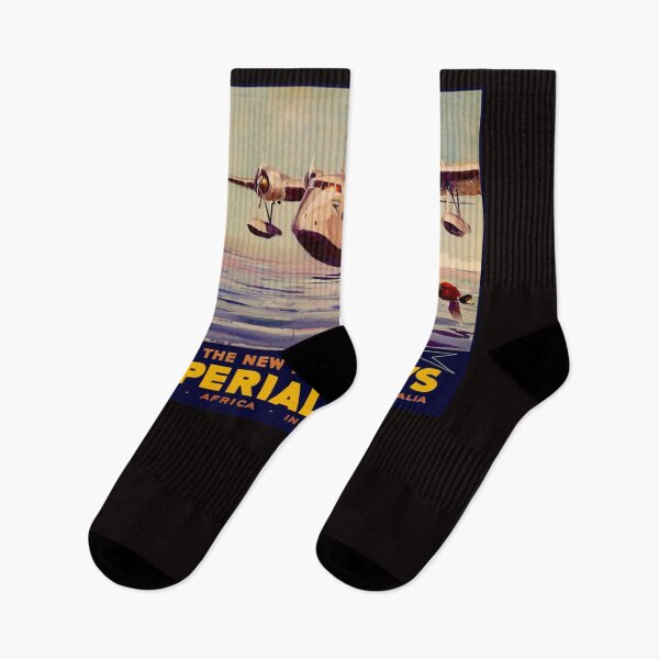 Item preview, IMPERIAL AIRWAYS  Flying Boat Travel Advertising Print designed and sold by LORDAMPIERA.