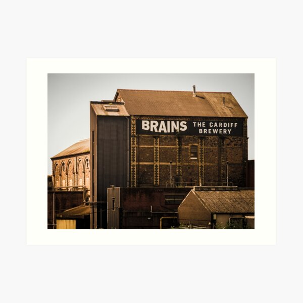Brains Brewery, Cardiff, Wales Art Print