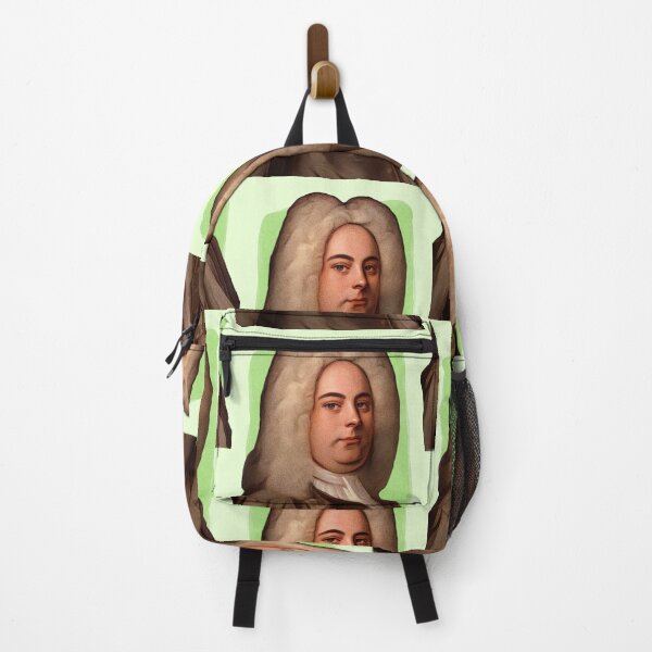 Item preview, German british composer George Frideric Handel - mint Green - illustration designed and sold by Litstoy.