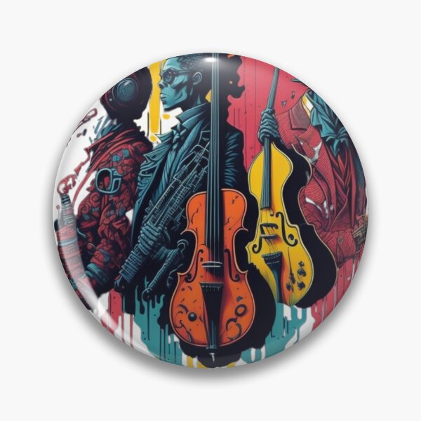 Item preview, Vibrant Guitar Serenade - Colorful Musical Art designed and sold by KereetsaOne.