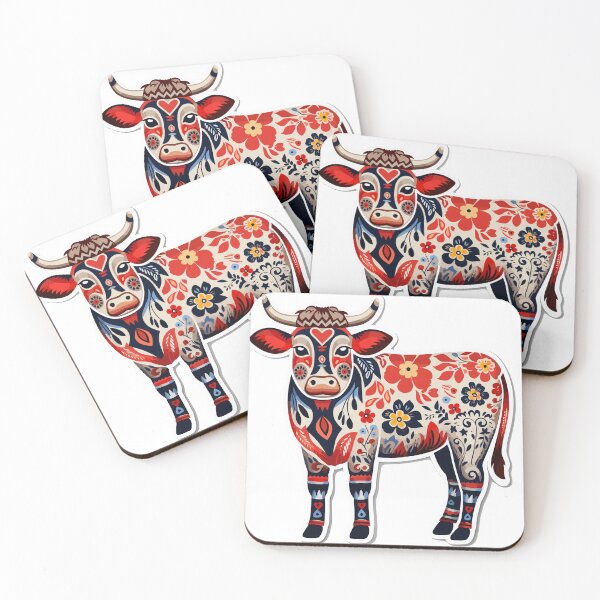 Item preview, Cow Polish Folk Art designed and sold by ImprintMage.