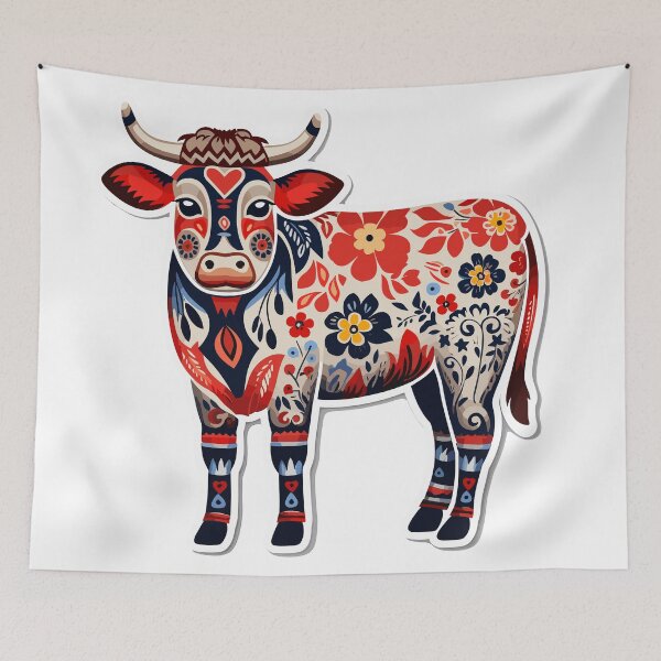 Item preview, Cow Polish Folk Art designed and sold by ImprintMage.