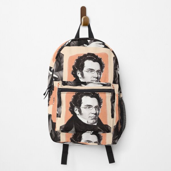 Item preview, Austrian Composer Franz Schubert - orange - illustration  designed and sold by Litstoy.