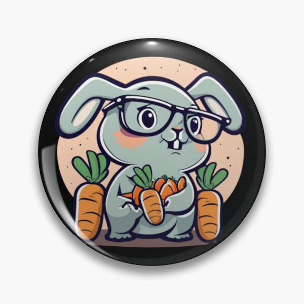Item preview, A cute rabbit eating carrots designed and sold by Y2AA.