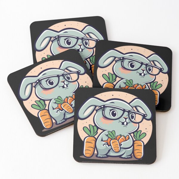 Item preview, A cute rabbit eating carrots designed and sold by Y2AA.