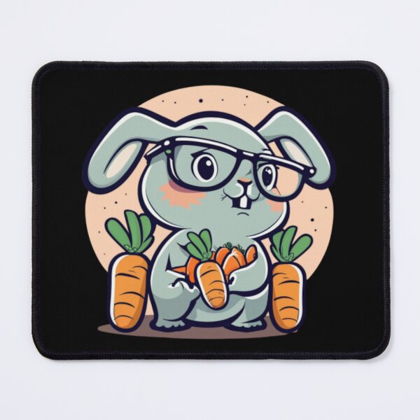 Item preview, A cute rabbit eating carrots designed and sold by Y2AA.
