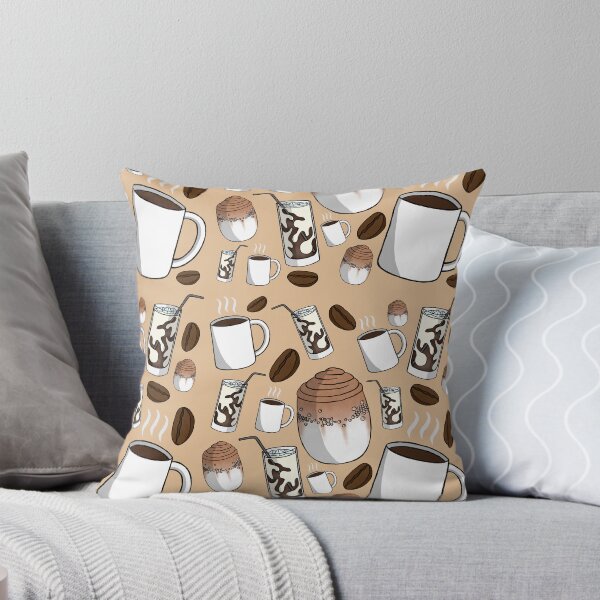 Item preview, Cup O' Joe Pattern (Beige) designed and sold by honeybeepaper.