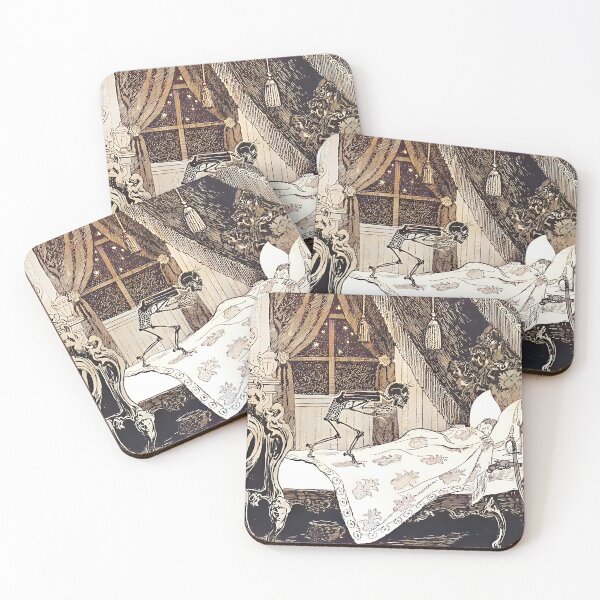 Item preview, Antique Russian Nightmare Skeleton Print designed and sold by Karianne Potter.