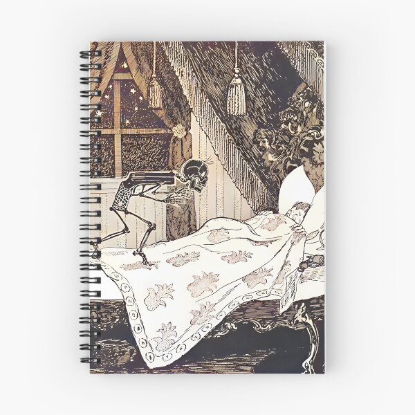 Item preview, Antique Russian Nightmare Skeleton Print designed and sold by Karianne Potter.