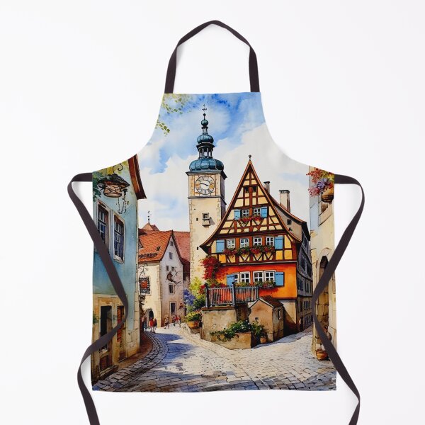 Item preview, Watercolor Design of Rothenburg - Germany designed and sold by Sketch-Shack.