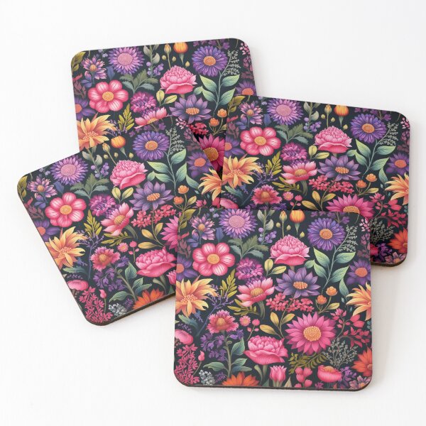 Item preview, Elegant garden flowers pattern designed and sold by SmileshareShop.