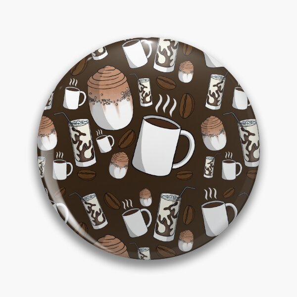 Item preview, Cup O' Joe Pattern (Brown) designed and sold by honeybeepaper.