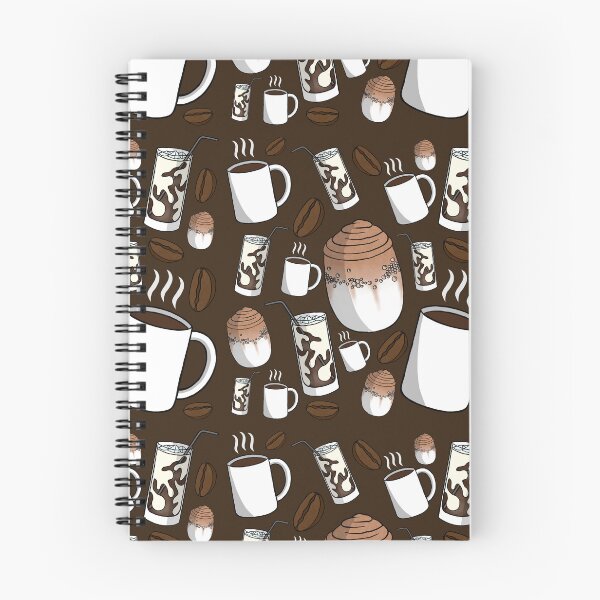 Item preview, Cup O' Joe Pattern (Brown) designed and sold by honeybeepaper.
