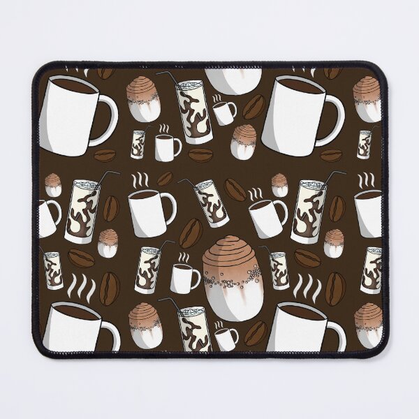 Item preview, Cup O' Joe Pattern (Brown) designed and sold by honeybeepaper.
