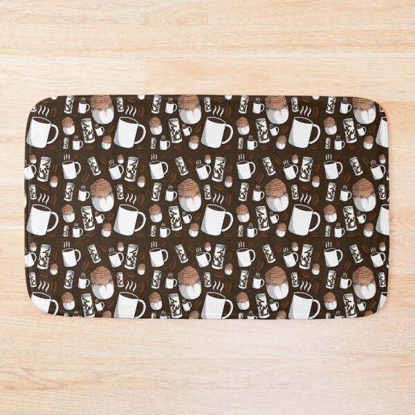 Item preview, Cup O' Joe Pattern (Brown) designed and sold by honeybeepaper.