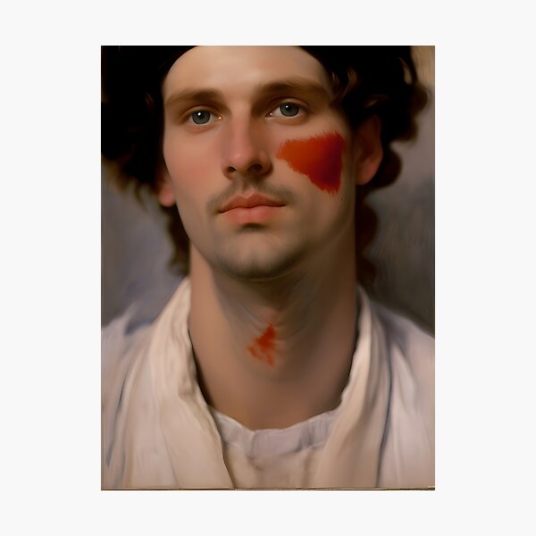 Portrait of young poet Photographic Print