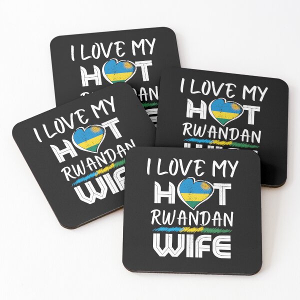 Item preview, I Love My Hot Rwandan Wife Rwanda Husband designed and sold by Furahisha.