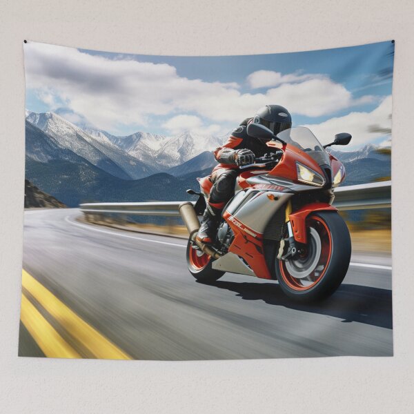 Item preview, Mountain Motorbike Ride designed and sold by ScenicViewPics.