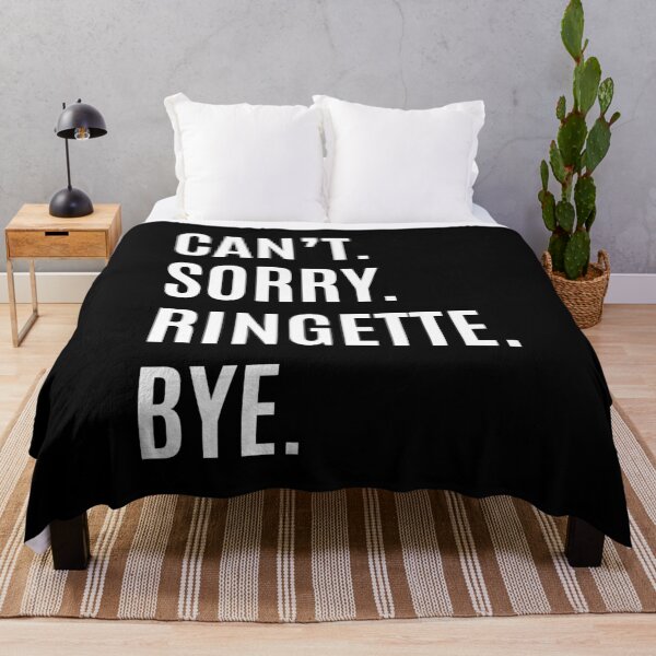 Item preview, Can't. Sorry. Ringette. Bye. (White) designed and sold by robbclarke.