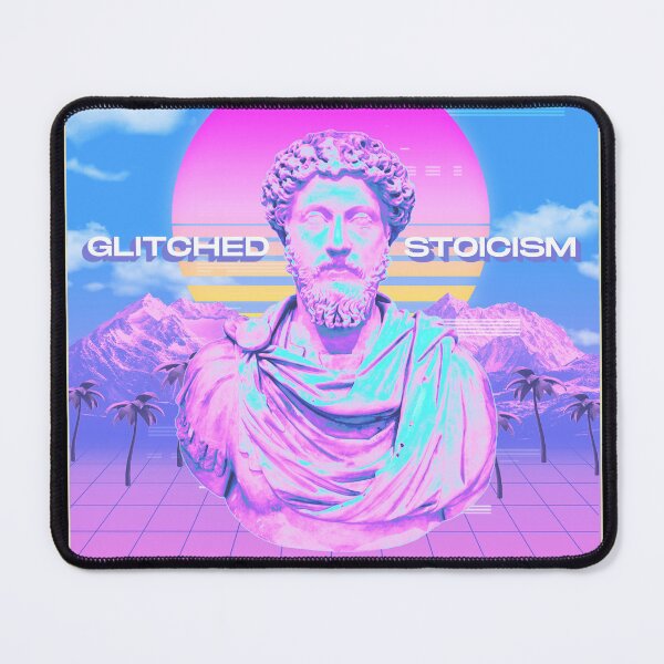 Item preview, Marcus Aurelius Glitched Stoicism Graphic User Interface designed and sold by DeYoungFashion.