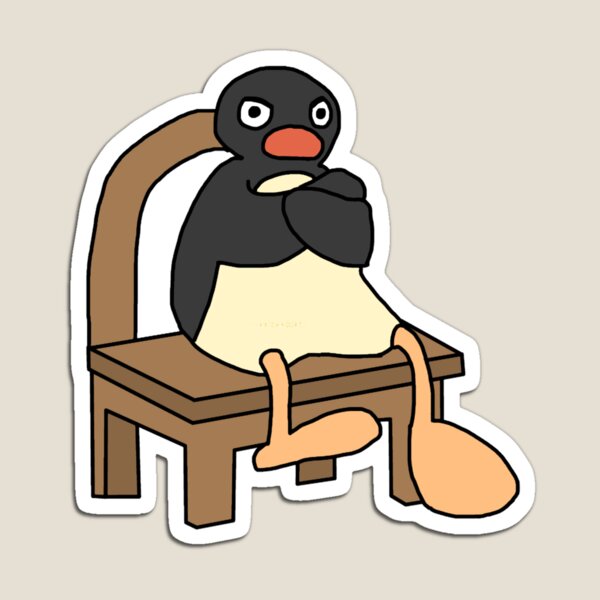 Vista previa del artículo con la obra «Pingu enojado», diseñado y vendido por JeromyQuitzon.