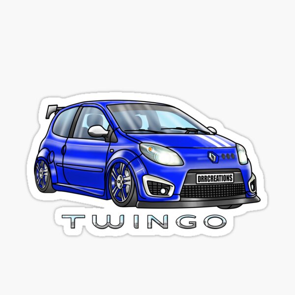 Sticker Renault Twingo 1 batterie - Rétro Passion Story