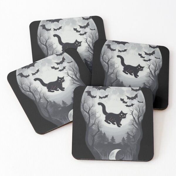 Item preview, Halloween Black Cat Silhouette designed and sold by Kashear.