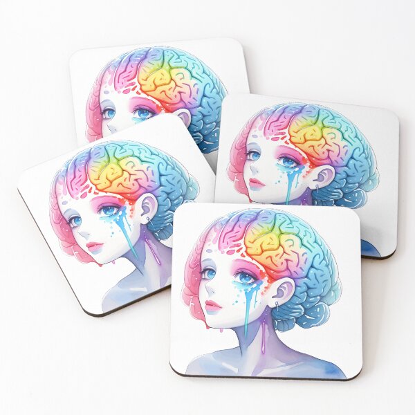 Item preview, Colored  brain designed and sold by simaso.
