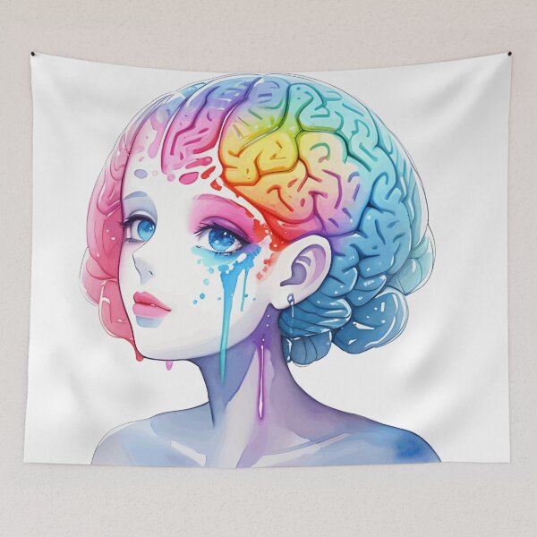 Item preview, Colored  brain designed and sold by simaso.