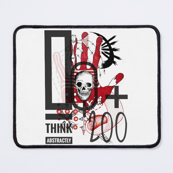 Item preview, Hand and skull abstraction with the inscription designed and sold by Lucky Day Shop 777.
