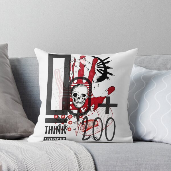 Item preview, Hand and skull abstraction with the inscription designed and sold by Lucky Day Shop 777.