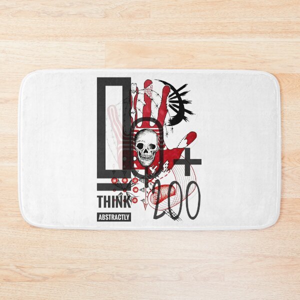 Item preview, Hand and skull abstraction with the inscription designed and sold by Lucky Day Shop 777.