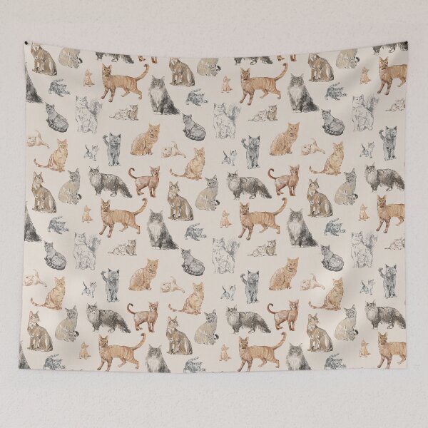 Item preview,  Pencil drawn cat designed and sold by orsinha.