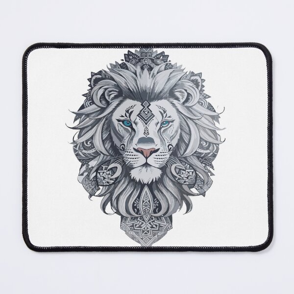 Item preview, Lion head maori tattoo style designed and sold by Grafixfun.