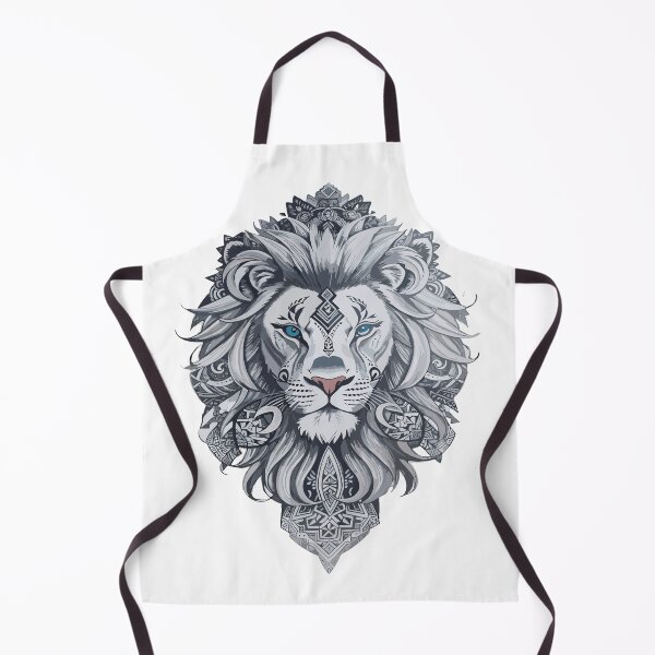 Item preview, Lion head maori tattoo style designed and sold by Grafixfun.