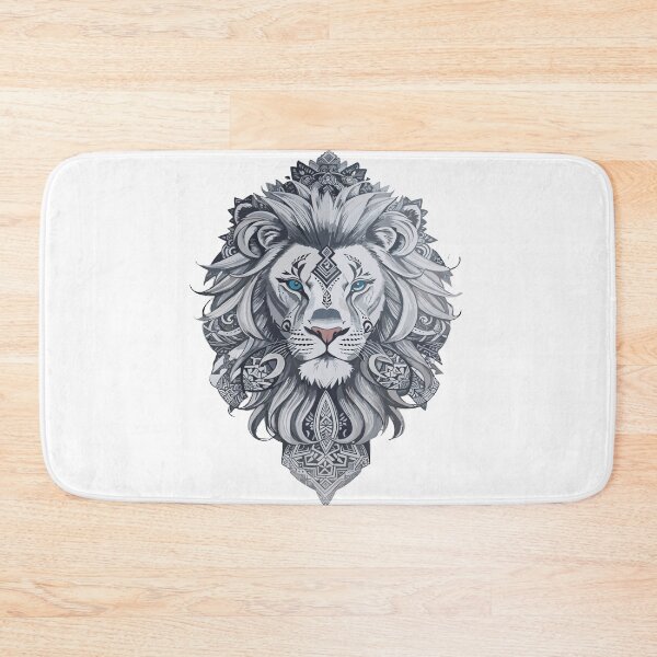 Item preview, Lion head maori tattoo style designed and sold by Grafixfun.