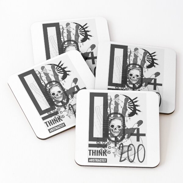 Item preview, Hand and skull abstraction with the inscription designed and sold by Lucky Day Shop 777.
